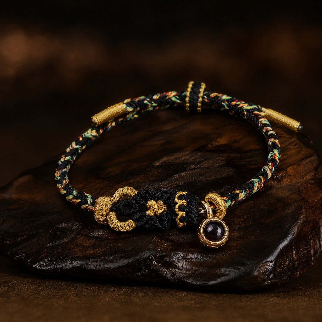 Hand-Woven Multicolor Chinese Zodiac Patron Saint Protection Bracelet