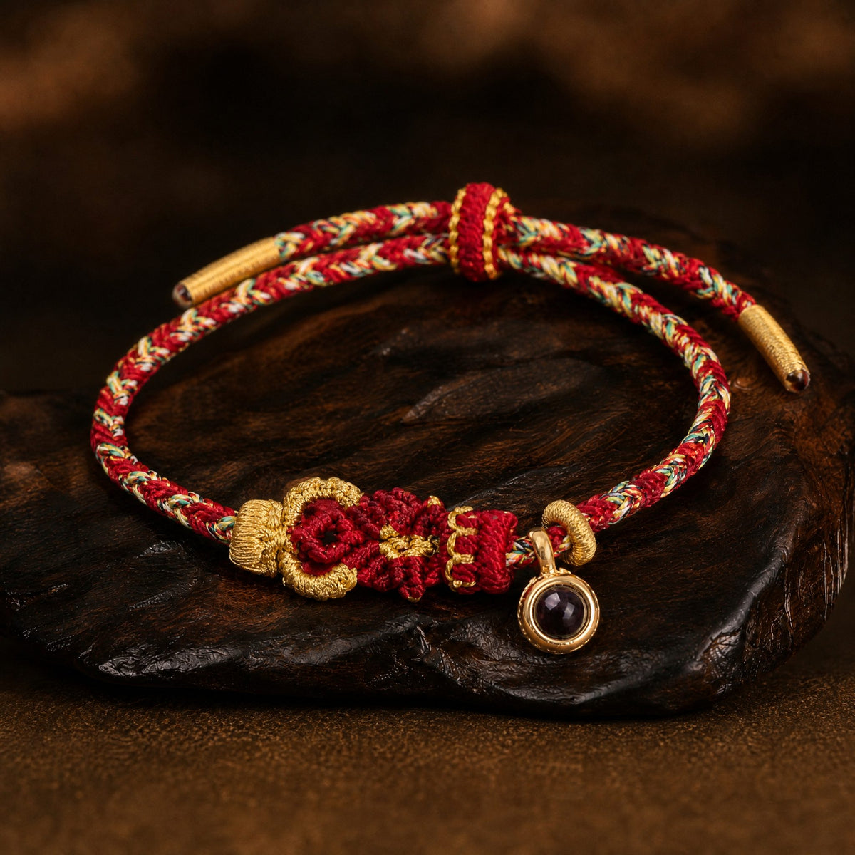 Hand-Woven Multicolor Chinese Zodiac Patron Saint Protection Bracelet