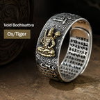 Chinese Zodiac Companion Figure Adjustable Ring