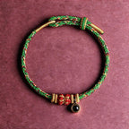 Red String Micro-Carved Chinese Zodiac Guardian Luck Protection Braided Bracelet